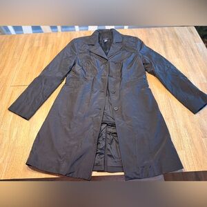 Ann Taylor Women’s Black Trench Coat